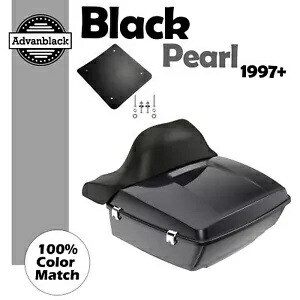 Advanblack ブラック パール キング ツアー パック Pak トランク ラゲッジ ハーレー ツーリング 97+用 Advanblack Black Pearl King Tour Pack Pak Trunk Luggage For Harley Touring 97+ 【並行輸入品】