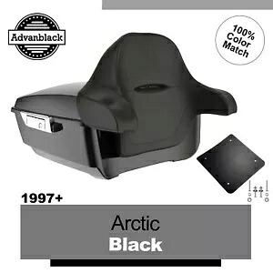 ARCTIC BLACK Advanblack 97+ ハーレー/ソフテイル Rushmore King Tour Pak パックパッドに適合 ARCTIC BLACK Advanblack Fits 97+ Harley/Softail Rushmore King Tour Pak Pack Pad 【並行輸入品】