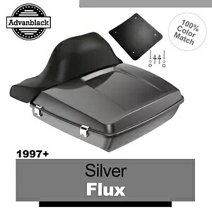 Rushmore Razor ツアーパック Pak ラップアラウンド ハーレー/ソフテイル 1997+ シルバーフラックス用 Rushmore Razor Tour Pack Pak Wrap Around For Harley/Softail 1997+ SILVER FLUX 【並行輸入品】｜カスタムパーツ WORLD倉庫