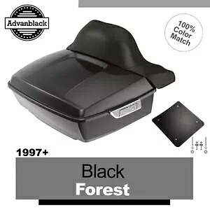 BLACK FOREST Advanblack 97+ ハーレー/ソフテイル Rushmore King Tour Pak パックパッドに適合 BLACK FOREST Advanblack Fits 97+ Harley/Softail Rushmore King Tour Pak Pack Pad 【並行輸入品】
