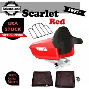 Advanblack スカーレット レッド キング ツアー パック 荷物 97+ ハーレー FLHR FLHXS FLTRX 用 Advanblack Scarlet Red King Tour Pack Luggage For 97+ Harley FLHR FLHXS FLTRX 【並行輸入品】 139,150円