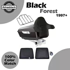 Black Forest King ツアーパック パッド 荷物トランク 1997+ ハーレー用 Black Forest King Tour Pak Pack Pad Luggage Trunk For 1997+ Harley 【並行輸入品】