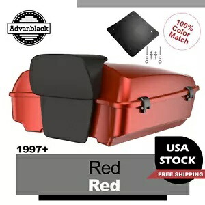 レッドロックチョップドツアーパックパックトランク荷物ハーレーツーリング/ソフテイル用 Red Rock Chopped Tour Pack Pak Trunk Luggage For Harley Touring/Softail 【並行輸入品】