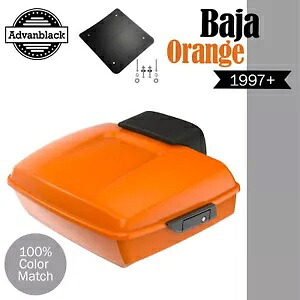 バハ オレンジ ラッシュモア チョップド ツアー パック パック パッド 97+ ハーレー ツーリング/ソフテイル用 Baja Orange Rushmore Chopped Tour Pak Pack Pad For 97+ Harley Touring/Softail 【並行輸入品】 140,250円