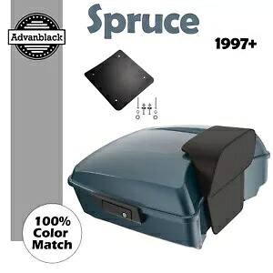 Rushmore チョップド ツアー パック パック パッド スプルース 97+ ハーレー ツーリング/ソフテイルに適合 Rushmore Chopped Tour Pack Pak Pad SPRUCE Fits 97+ Harley Touring/Softail 【並行輸入品】