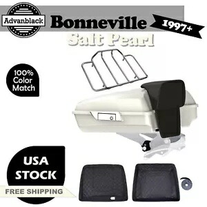 Advanblack ボンネビル ソルト パール レイザー ツアー パック トランク バックレスト 97+ ハーレー用 Advanblack Bonneville Salt Pearl Razor Tour Pack Trunk Backrest For 97+ Harley 【並行輸入品】