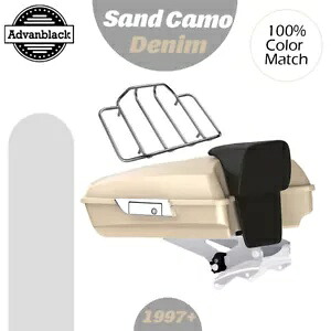サンド迷彩デニム レイザー ツアー パック 97+ ハーレー ストリート ロード エレクトラ ツーリング用 Sand Camo Denim Razor Tour Pack Pak For 97+ Harley Street Road Electra Touring 【並行輸入品】
