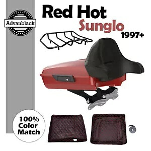 Razor Tour Pak レッドホットサングロ ラップアラウンドバックレスト 97-20 ハーレーツーリングに適合 Razor Tour Pak Red Hot Sunglo Wrap-Around Backrest Fits 97-20 Harley Touring 【並行輸入品】 143,000円