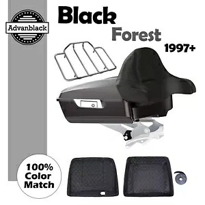 Advan Black Forest チョップド ツアー パック ラップアラウンド バックレスト ハーレー 1997-2020 に適合 Advan Black Forest Chopped Tour Pack Wrap-Around Backrest Fits Harley 1997-2020 【並行輸入品】