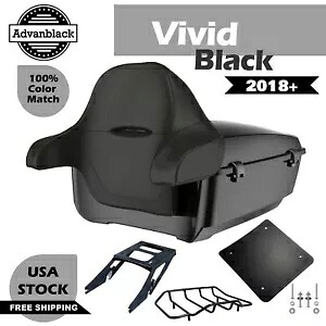 アドバン ビビッド ブラック キング ツアー パック ハーレー ストリート ボブ/ロワー ライダー ST 18+用 Advan Vivid Black King Tour Pak Pack For Harley Street Bob/ Lower Rider ST 18+ 【並行輸入品】