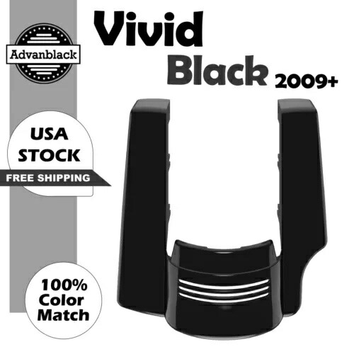 2 in 1 ビビッドブラック ストレッチリアフェンダーエクステンション 2009+ ハーレーツーリング用 2 into 1 Vivid black Stretched Rear Fender Extension For 2009+ Harley Touring 【並行輸入品】 55,660円
