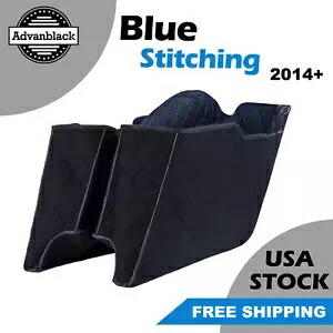 Advanblack 拡張ストレッチサドルバッグボトム 2014+ 用ブラックステッチライナーキット Black Stitching Liner Kit For Advanblack Extend Stretched Saddlebag Bottom 2014+ 【並行輸入品】