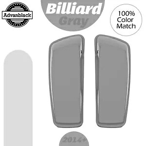 Advanblack ビリヤード グレー ノーマル ストレッチ サドルバッグ蓋 14 歳以上 ハーレー用 Advanblack Billiard Gray Normal Stretched Saddlebag Lids For 14+ Harley 【並行輸入品】