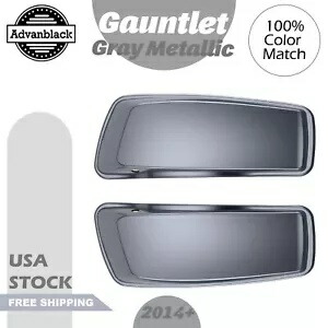 ガントレット グレー メタリック ノーマル ストレッチ サドルバッグ リッド 14 歳以上 ハーレー ツーリング用 Gauntlet Gray Metallic Normal Stretched Saddlebag Lids for 14+ Harley Touring 【並行輸入品】