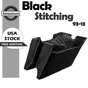 ブラックステッチライナーキット 93-13 Advanblack 拡張ストレッチサドルバッグ底部 Black Stitch Liner Kit For 93-13 Advanblack Extend Stretched Saddlebag Bottom 【並行輸入品】