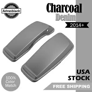 チャコールデニム ノーマルストレッチサドルバッグ蓋 14+ ハーレー FLHR FLHXS FLTRX 用 Charcoal Denim Normal Stretched Saddlebag Lids For 14+ Harley FLHR FLHXS FLTRX 【並行輸入品】 55,660円