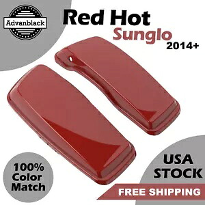 レッドホットサングロ スタンダードストレッチサドルバッグ蓋 14歳以上ハーレーストリートロードエレクトラ用 Red Hot Sunglo Standard Stretch Saddlebag Lid for 14+ Harley Street Road Electra 【並行輸入品】