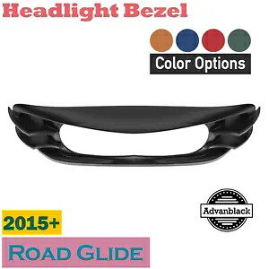 Advanblack カラーマッチしたヘッドライトベゼル ハーレーロードグライド FLTRX 2015+用 Advanblack Color Matched Headlight Bezel For Harley Road Glide FLTRX 2015+ 【並行輸入品】