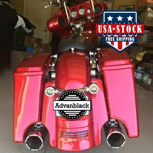 エンバー レッド サングロ ストレッチ リアフェンダー エクステンション F/ハーレー ストリート ロード グライド 09+ Ember Red Sunglo Stretched Rear Fender Extension F/ Harley Street Road Glide 09+ 【並行輸入品】