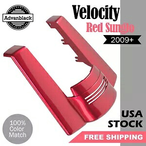 Velocity レッド Sunglo カットアウトなし ストレッチ リアフェンダー エクステンション 09+ ハーレー用 Velocity Red Sunglo No Cutout Stretched Rear Fender Extension For 09+ Harley 【並行輸入品】|カスタムパーツ WORLD倉庫