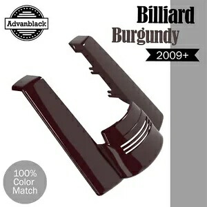 ビリヤード バーガンディ デュアル ノーカット ストレッチ リア フェンダー エクステンション ハーレー ツーリング用 BILLIARD BURGUNDY Dual Uncut Stretched Rear Fender Extension For Harley Touring 【並行輸入品】