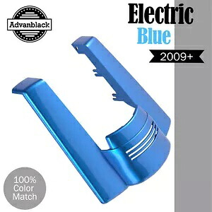 エレクトリックブルー デュアル ノーカット ストレッチ リアフェンダー エクステンション ハーレー ツーリング 09+用 ELECTRIC BLUE Dual Uncut Stretched Rear Fender Extension For Harley Touring 09+ 【並行輸入品】