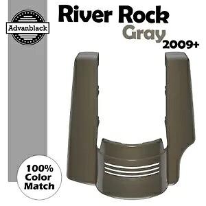 River Rock グレー 2 in 1 ストレッチ リアフェンダー エクステンション 2009+ ハーレー用 River Rock Gray 2 into 1 Stretched Rear Fender Extension For 2009+ Harley 【並行輸入品】