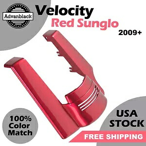 Velocity Red Sunglo 2 into 1 ストレッチ リアフェンダー エクステンション 09+ ハーレー用 Velocity Red Sunglo 2 into 1 Stretched Rear Fender Extension For 09+ Harley 【並行輸入品】