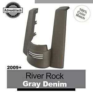 River Rock グレーデニム カットアウトなし ストレッチリアフェンダーエクステンション 09+ ハーレー用 River Rock Gray Denim No Cutout Stretched Rear Fender Extension For 09+ Harley 【並行輸入品】