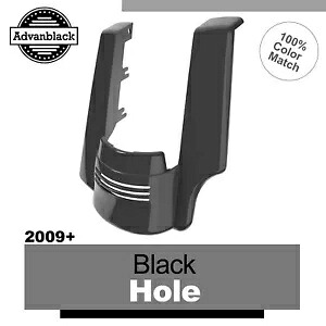 ハーレーツーリング 09+ シングルカットアウトストレッチリアフェンダーエクステンションブラックホール用 For Harley Touring 09+ Single Cutout Stretched Rear Fender Extension BLACK HOLE 【並行輸入品】