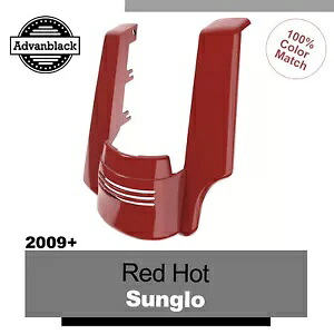 ハーレーツーリング用 シングルカットアウト ストレッチリアフェンダーエクステンション RED HOT SUNGLO For Harley Touring Single Cutout Stretched Rear Fender Extension RED HOT SUNGLO 【並行輸入品】
