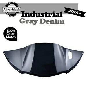 インダストリアルグレーデニムエアダクトフェアリング 2015+ ハーレーロードグライド FLTRX FLTRXSE 用 Industrial Gray Denim Air Duct Fairing For 2015+ Harley Road Glide FLTRX FLTRXSE 【並行輸入品】