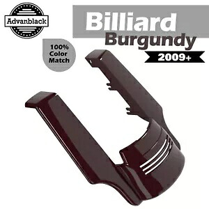 ビリヤード バーガンディ ストレッチ リア フェンダー エクステンション ハーレー ツーリング ロードキングに適合 Billiard Burgundy Stretched Rear Fender Extension Fits Harley Touring Road King 【並行輸入品】