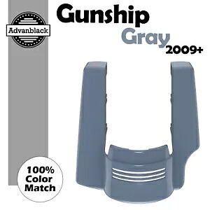 ガンシップ グレー 2 in 1 ストレッチ リアフェンダー エクステンション 09+ ハーレー ツーリング用 Gunship Gray 2 into 1 Stretched Rear Fender Extension For 09+ Harley Touring 【並行輸入品】
