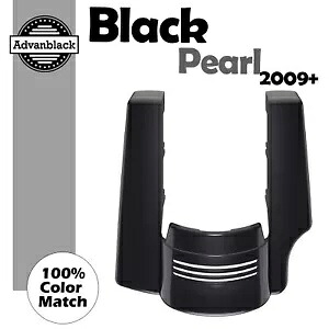 ブラックパール 2 in 1 ストレッチリアフェンダーエクステンション 09+ ハーレーツーリング用 Black Pearl 2 into 1 Stretched Rear Fender Extension For 09+ Harley Touring 【並行輸入品】