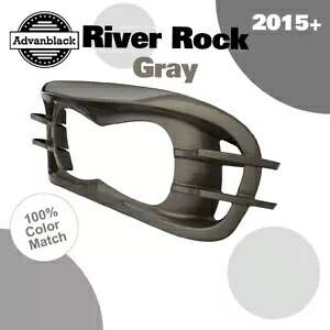 RIVER ROCK グレー (光沢) ハーレー ロード グライド FLTRX 用 Advanblack ヘッドライト ベゼル RIVER ROCK GRAY (GLOSSY) Advanblack Headlight Bezel For Harley Road Glide FLTRX 【並行輸入品】｜カスタムパーツ WORLD倉庫