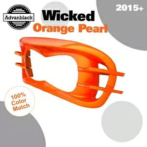 ウィキッド オレンジ パール Advanblack ヘッドライト ベゼル ハーレー ロード グライド FLTRX 2015+用 WICKED ORANGE PEARL Advanblack Headlight Bezel For Harley Road Glide FLTRX 2015+ 【並行輸入品】｜カスタムパーツ WORLD倉庫