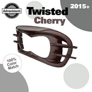 ツイストチェリー Advanblack ヘッドライトベゼル ハーレーロードグライド FLTRX 2015+用 TWISTED CHERRY Advanblack Headlight Bezel For Harley Road Glide FLTRX 2015+ 【並行輸入品】