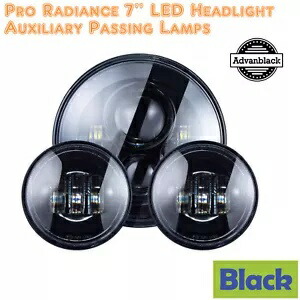 プロラディアンス 7 インチ LED ヘッドライト補助パッシングランプハーレー/ソフテイル用 Pro Radiance 7 inch LED Headlight Auxiliary Passing Lamps For Harley/Softail 【並行輸入品】