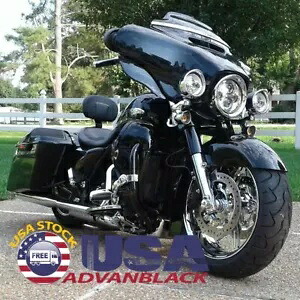 Advan ビビッド ブラック 下部ベント付きフェアリング 14 歳以上ハーレー ストリート ロード グライド ツーリング用 Advan Vivid Black Lower Vented Fairings For 14+ Harley Street Road Glide Touring 【並行輸入品】
