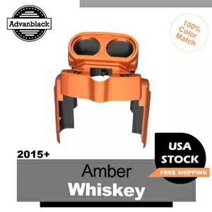 Advanblack アンバー ウイスキー ゲージ クラスター カバー 2015 年以降のハーレー ロード グライド FLTRX に適合 Advanblack Amber Whiskey Gauge Cluster Cover Fits 2015+ Harley Road Glide FLTRX 【並行輸入品】