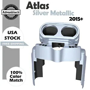Advanblack アトラス シルバー メタリック ゲージ クラスター カバー ハーレー ロード グライド 2015+用 Advanblack Atlas Silver Metallic Gauge Cluster Cover For Harley Road Glide 2015+ 【並行輸入品】