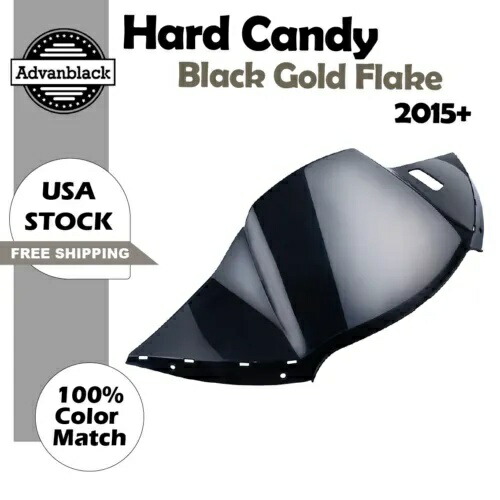 ハード キャンディ ブラック ゴールド フレーク エアダクト フェアリング 2015+ ハーレー ロード グライド FLTRXSE 用 Hard Candy Black Gold Flake Air Duct Fairing For 2015+ Harley Road Glide FLTRXSE 【並行輸入品】