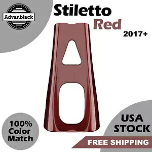 Advanblack 2017+ M8 ハーレー ツーリング用スティレット レッド ABS チン スポイラー Stiletto Red ABS Chin Spoiler for 2017+ M8 Harley Touring By Advanblack 【並行輸入品】