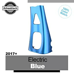 2017+ M8 Harley Davidson Touring Advanblack エレクトリックブルー ABS チンスポイラーに適合 Fits 2017+ M8 Harley Davidson Touring Advanblack ELECTRIC BLUE ABS Chin Spoiler 【並行輸入品】