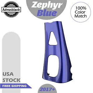 Advanblack ゼファー ブルー ABS チン スポイラー 2017+ M8 ハーレーダビッドソン ツーリング用 Advanblack Zephyr Blue ABS Chin Spoiler for 2017+ M8 Harley Davidson Touring 【並行輸入品】