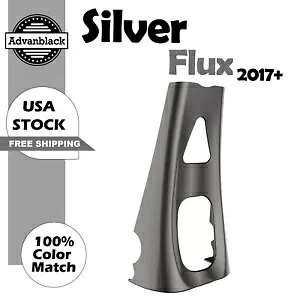 Advanblack シルバー フラックス ABS チン スポイラー 17+ M8 ハーレーダビッドソン ツーリング用 Advanblack Silver Flux ABS Chin Spoiler for 17+ M8 Harley Davidson Touring 【並行輸入品】