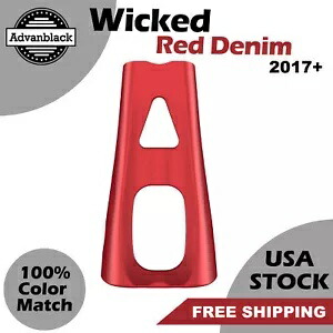 Advanblack ウィキッド レッド デニム ABS チン スポイラー 17+ M8 ハーレーダビッドソン ツーリング用 Advanblack Wicked Red Denim ABS Chin Spoiler For 17+ M8 Harley Davidson Touring 【並行輸入品】