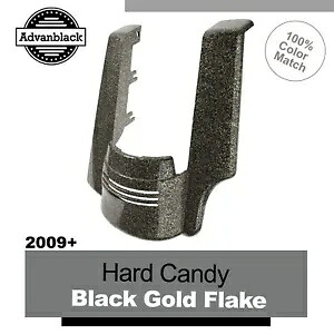 ハーレー用 シングルカットアウト リアフェンダーエクステンション ハードキャンディー ブラックゴールドフレーク For Harley Single Cutout Rear Fender Extension HARD CANDY BLACK GOLD FLAKE 【並行輸入品】