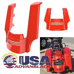 Advanblack ラグナ オレンジ ストレッチ リアフェンダー エクステンション 09+ ハーレー ツーリング用 Advanblack Laguna Orange Stretched Rear Fender Extension For 09+ Harley Touring 【並行輸入品】 77,440円